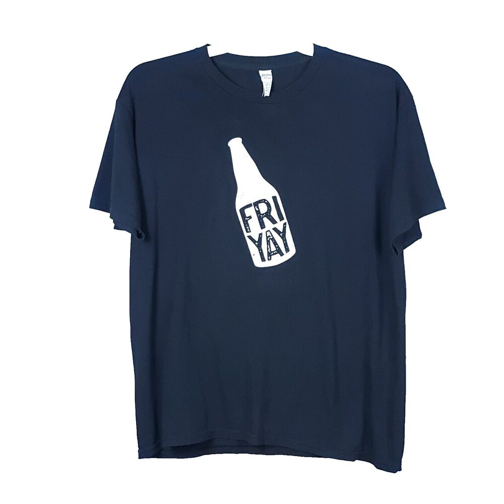 Friyay T-SHIRT  Spectra USA Apparel CompanySize Large color Black